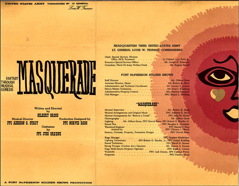 Masquerade Handbill front